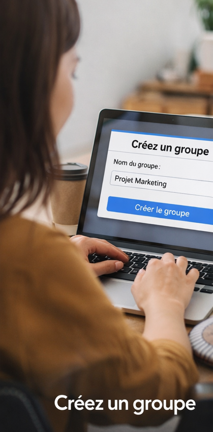 Créez un groupe